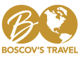 Gold Boscov's Travel logo
